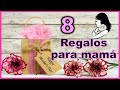 8 IDEAS RÁPIDAS PARA REGALAR EN EL DÍA DE LA MADRE // Manualidades fáciles para regalar a mamá