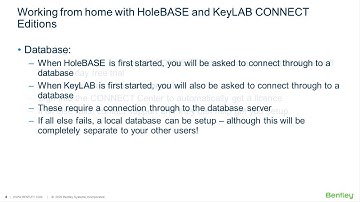 Work From Home using HoleBASE and KeyLAB CONNECT