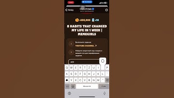 8 habits that changed my life in 1 week | memegirls code #memefi