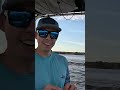 Getting Hit with a Big Boat Wake while Fishing for Bull Reds! #shorts