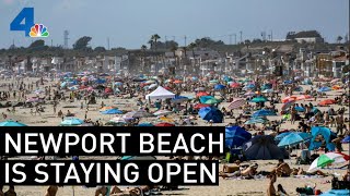 City officials refused to shut down beaches following a busy weekend.
hetty chang reported on nbc4 news at 11 p.m. april 28, 2020. ———
don’t miss an nbcla...