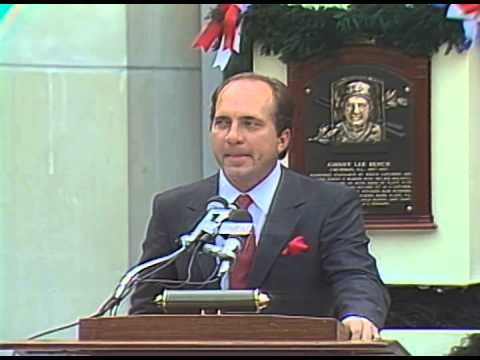 Johnny Bench 1989 Hall of Fame Induction Speech 