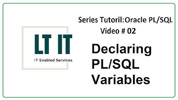 Oracle PL/SQL: Lesson 3 Declaring PL/SQL Variables