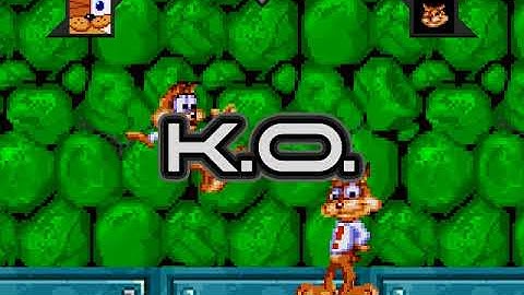 MUGEN   Bubsy VS Old Bubsy