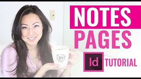 How to create lined pages in InDesign - Notes Pages
