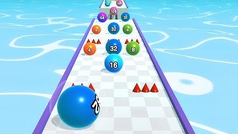 Ball Run 2048 in Max Level All Mobile Gameplay Walkthrough Android IOs Alltrailer Relaxing Video BR2