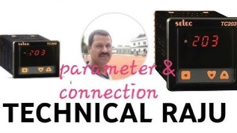 selec TC203 Temperature Controller connection & parameters settings