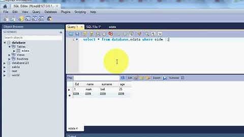Beginners MYSQL Database Tutorial 5#  MySQL WHERE Clause Statement Query