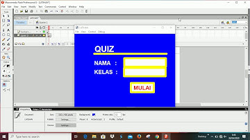 MEMBUAT QUIZ SEDERHANA DENGAN MACROMEDIA FLASH