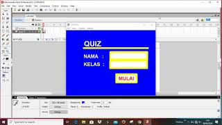 MEMBUAT QUIZ SEDERHANA DENGAN MACROMEDIA FLASH
