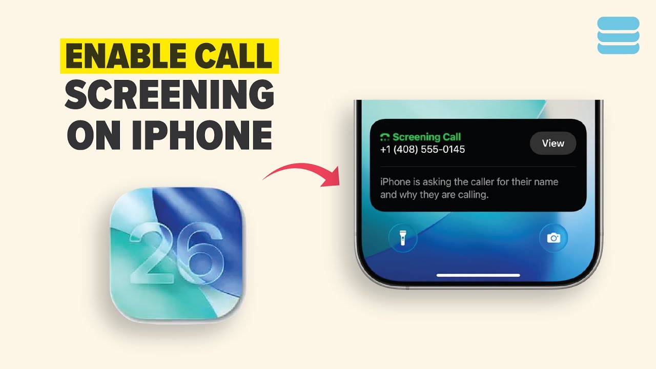 Ios 26 Call Screening Example How to Enable Call Screening on iPhone (iOS 26 New Feature 2026) - YouTube