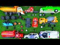 Merakit Mainan Rusak | Truk Molen, Truk Tanki, Truk Sampah, Mobil Polisi, Truk Pemadam Kebakaran