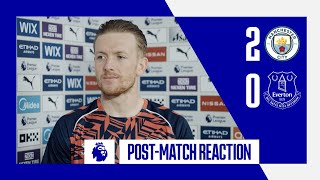 PREMIER LEAGUE: MANCHESTER CITY 2-0 EVERTON | Jordan Pickford's post-match reaction