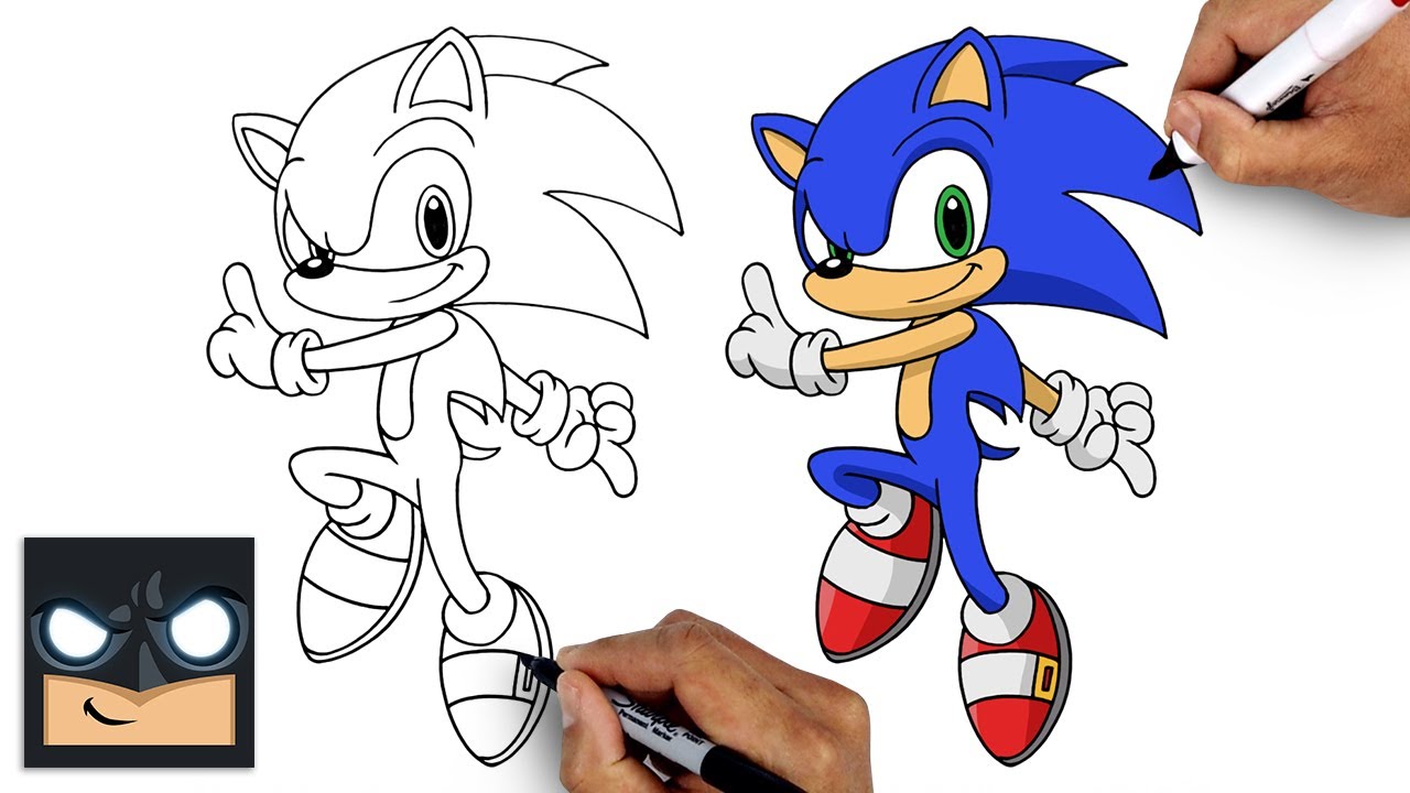 How To Draw Sonic : Learning to draw for beginners. A quick guide