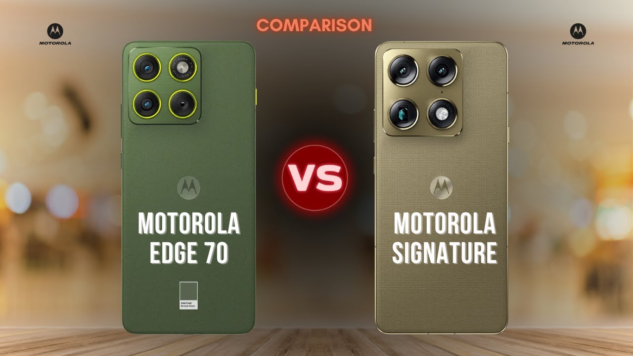 Motorola Edge 70 5G Vs Motorola Signature 5G - Full Comparison