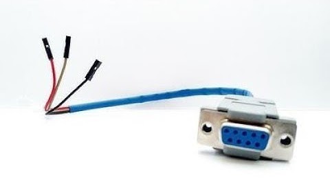 3 Free PIN To RS232 STB Software Cable | 3 Female Jumper Cable to DB9 male