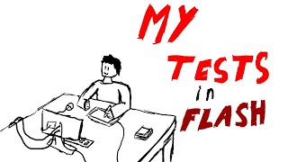 My tests in flash