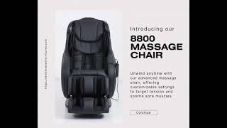 Unwind in Style: Introducing the 8800 Massage Chair - Your Ultimate Comfort Solution!