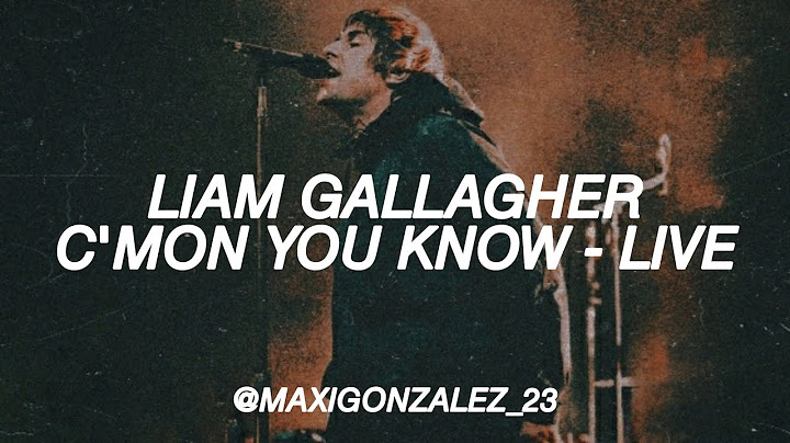 LIAM GALLAGHER - C'MON YOU KNOW (Live in Blackburn, pro-shot)