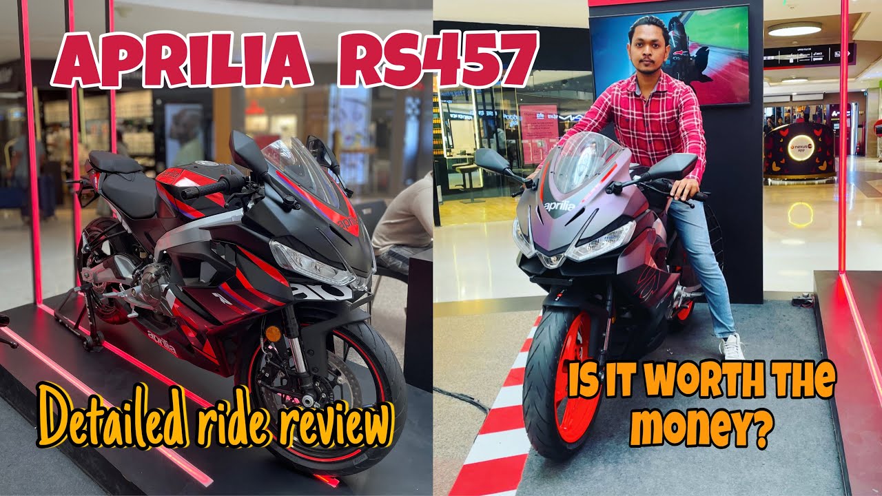 Watch this Video before buying Aprilia RS457 Detailed Ride review