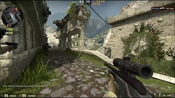 TeraDust Explores: CSGO #1 (Warming up with bots MONTAGE)