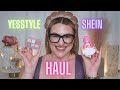 HAUL 🛍️ SHEIN + YESSTYLE | Accesorios, brochas y mucho glitter✨🙈| Lovely Amy