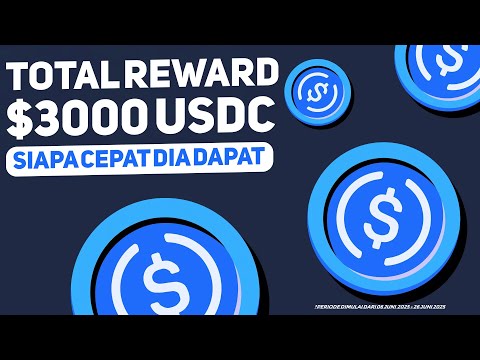 Dapatkan Airdrop USDC Gratis Cuma Daftar! | Bisa Untuk Modal Trading