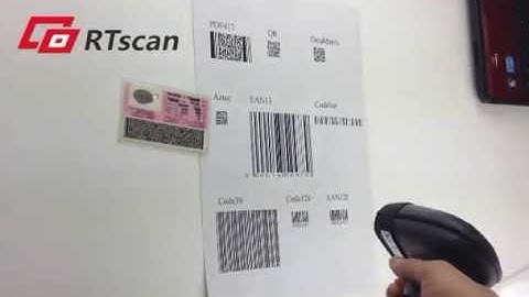 PDF417 Lector RT300 RTscan,Lectura De Cédula