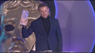 Sam Heughan WINS Audience Award - BAFTA Scotland 2022