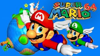 Super Mario 64 2Player  100% Full Game Walkthrough