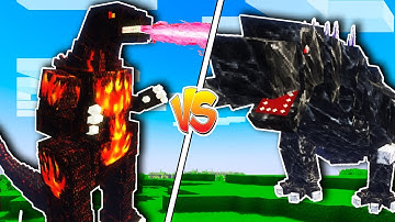 BURNING GODZILLA VS MOBZILLA | Minecraft MOB BATTLES | GODZILLA MOD VS  ORESPAWN MOD