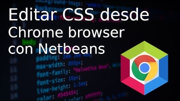 ☕ Editar CSS directamenete en Chrome con Netbeans