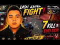 💀LAST ZONE FIGHT! 7 KILLS EVO SCAR GAMEPLAY |🔥 Free Fire Max