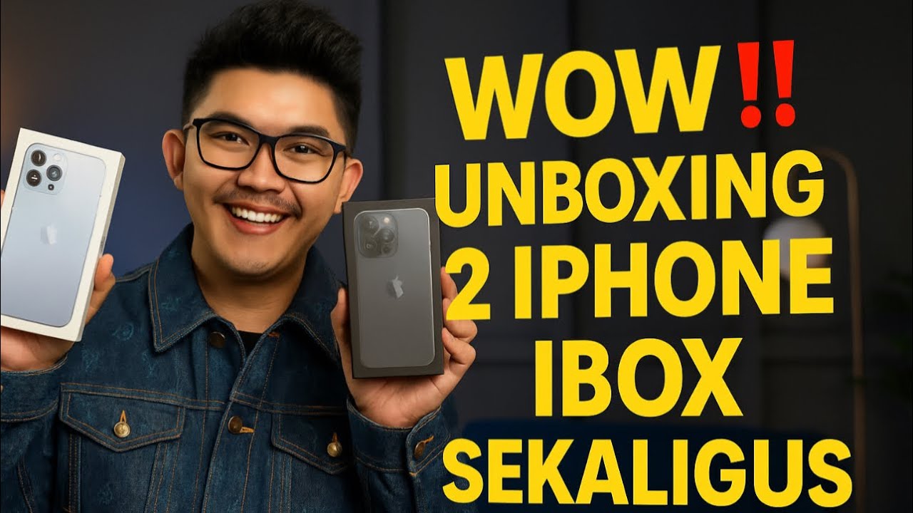 INBOXING 2 UNIT IPHONE IBOX SEKALIGUS‼️