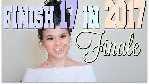 Finish 17 in 2017 | FINALE | Project Pan