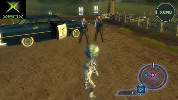 XEMU Xbox Emulator - Destroy All Humans! Ingame / Gameplay! (Audio WIP Update)