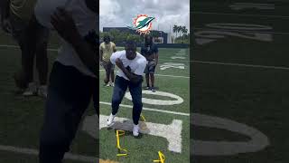 HARD WORK! New Miami Dolphins UDFA DT Rene Konga & DT Kahlil Saunders Run Through Training Drills!