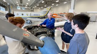 Soar into a rewarding career with Aircraft Maintenance Technology!