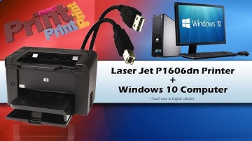 Installing An HP Printer With An Alternate Driver On Windows 10 For A USB Cable Connection