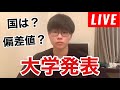 進学する大学を発表します