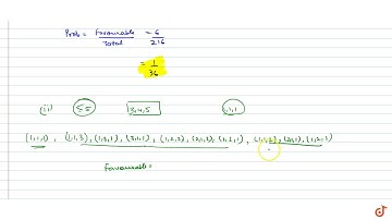 In a single throw of three dice, determine the probability of getting(i) a total of 5(ii) a to