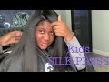 Salon Work| Silk Press on Thick hair