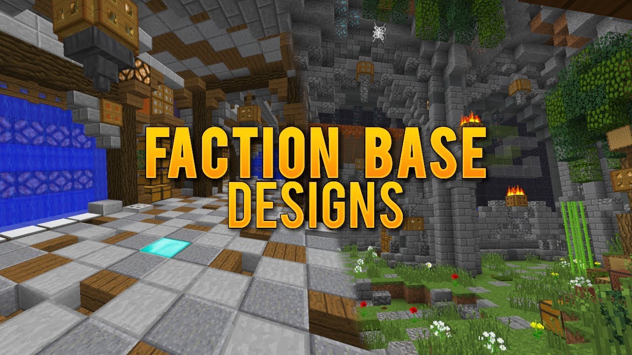 All My Minecraft Faction Base Designs