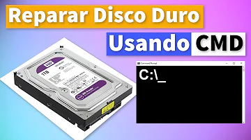 ¿Cómo reparar un disco duro dañado con cmd?