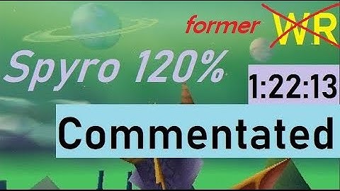 Spyro 120% Speedrun (W/ COMMENTARY) 1:22:13