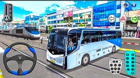 New Kia Express Bus vs Bullet Train - 3D Driving Class - Best Android ios Bus Game 2025