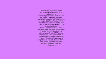 Postfix SASL authentication failure cannot connect to saslauthd server Permission denied