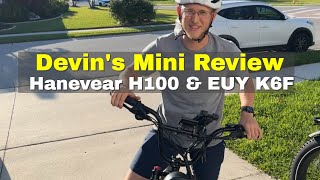 Devin&#39;s Mini eBike Review | EUY and Hanevear ebikes
