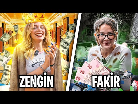 ZENGİN VS. FAKİR BİR GÜN GEÇİRMEK ! w/@YarenAlaca