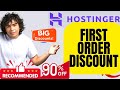 First Order Discount at Hostinger 2025 with 91% Coupon Code Discount